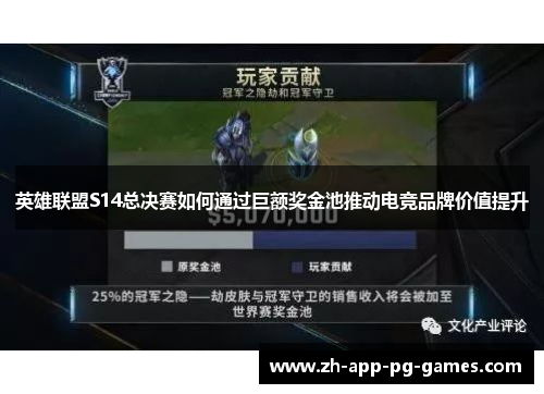 英雄联盟S14总决赛如何通过巨额奖金池推动电竞品牌价值提升