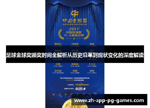 足球金球奖颁奖时间全解析从历史沿革到现状变化的深度解读 足球金球奖颁奖时间全解析从历史沿革到现状变化的深度解读