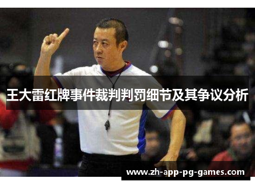 王大雷红牌事件裁判判罚细节及其争议分析 王大雷红牌事件裁判判罚细节及其争议分析